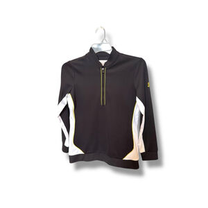 EP Pro Tour Tech Pullover Top Size S Black White Yellow